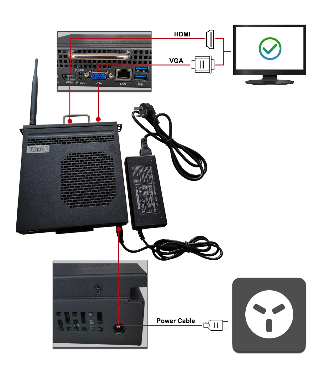 Mini PC Motherboard Core I5 8400 Miboard Mini Itx 15 W 3.5" Industrial Motherboard Support Win 7 / Win 8/ Win 10 / Linux