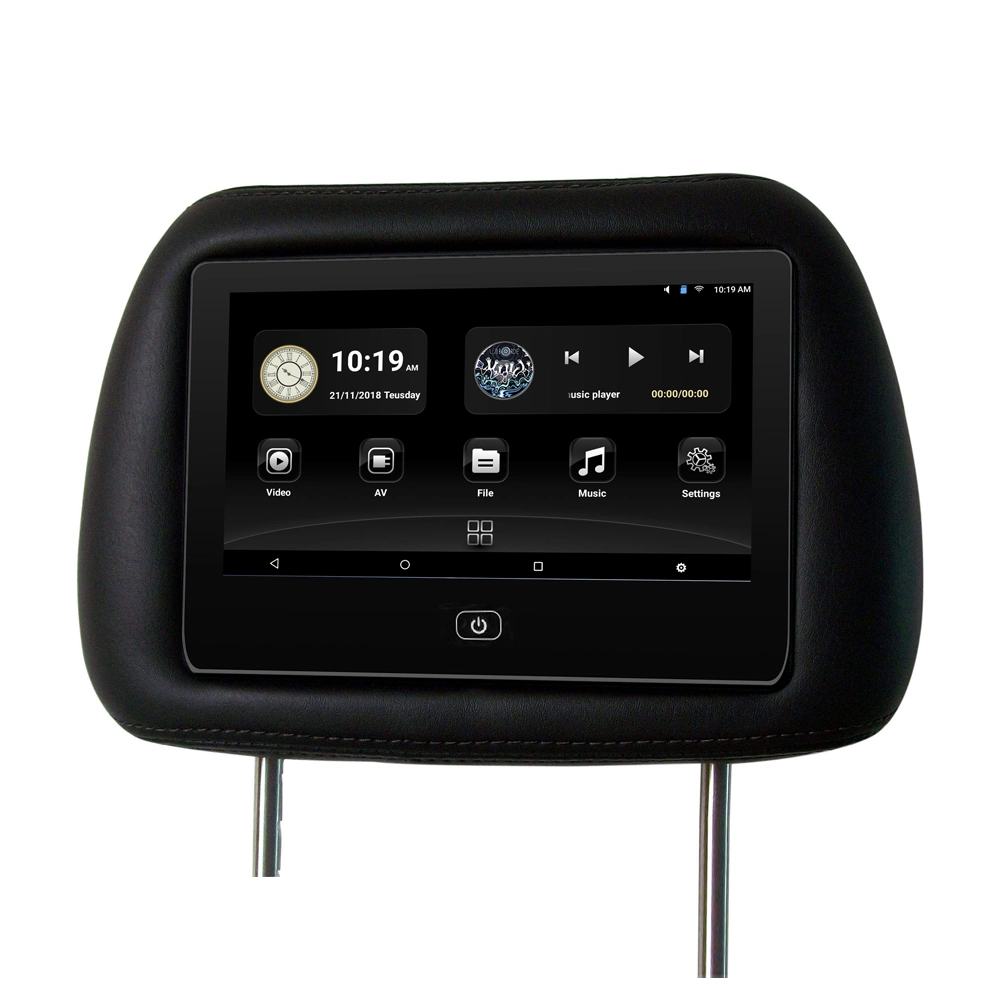 ODM Customize Easy Install Car Taxi Rear Seat Headrest Monitor Entertainment Movie Back Site Android Tablet PC