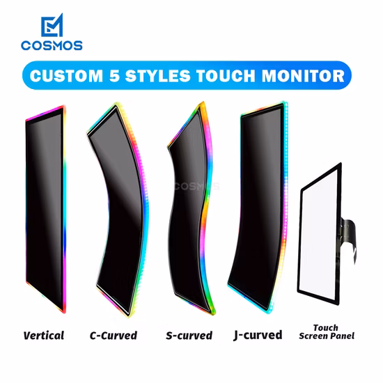 Monitor de tela sensível ao toque de quadro aberto de 15