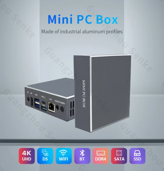 Gigabit Ethernet RJ45 WiFi Intel Celeron N5095 N5105 Windows 11 Palm Size Portátil Caixa Industrial Mini PC Gaming