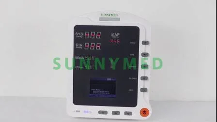 Sy-C018c Guangzhou Mini Sistema de Monitoramento de Paciente Parâmetro Monitor de Sinais Vitais Portátil