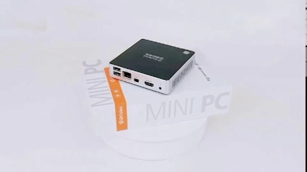 Novo design Mini Box PC, 4 núcleos, suporte Win10 e Android e Linux