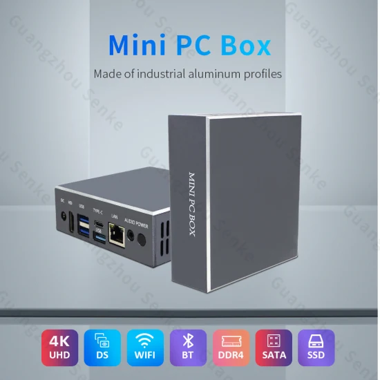 Mini PC 16GB I7 Windows 11 para Home Studio Theater Computador de mesa Mini PCS Box