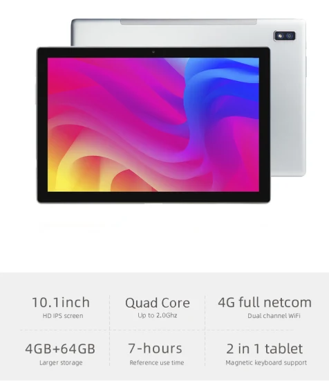 Hot 5g WiFi 10 polegadas Octa-Core Unisoc Sc9863A 32GB 64GB Bt 5.0 IPS Touch Screen Android 11 Google GPS 3G 4G LTE Chamada telefônica Cartão SIM Docking Keyboard OEM Tablet PC