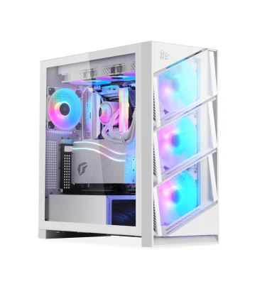 Gabinete para computador para jogos Segotep Kl Aeolus ATX, placa de vídeo Rtx4000 e CPU de 13ª geração, suporte para refrigerador de água duplo 360, gabinete para PC para jogos de mesa, chassi para jogadores, PC